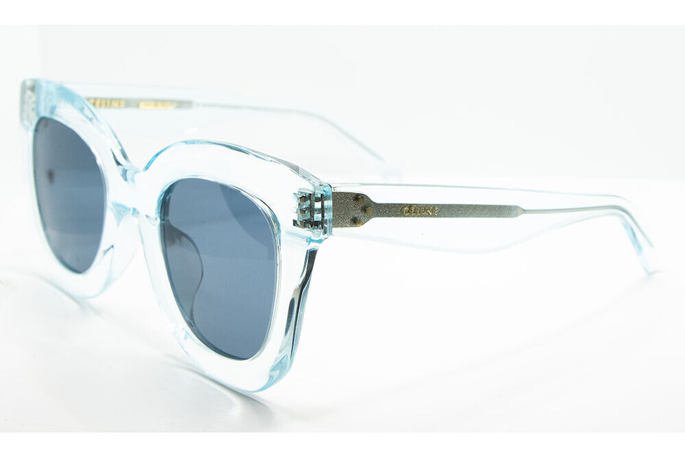 Celine CL 40005F 86F Transparent Blue / Blue Sunglasses 49mm