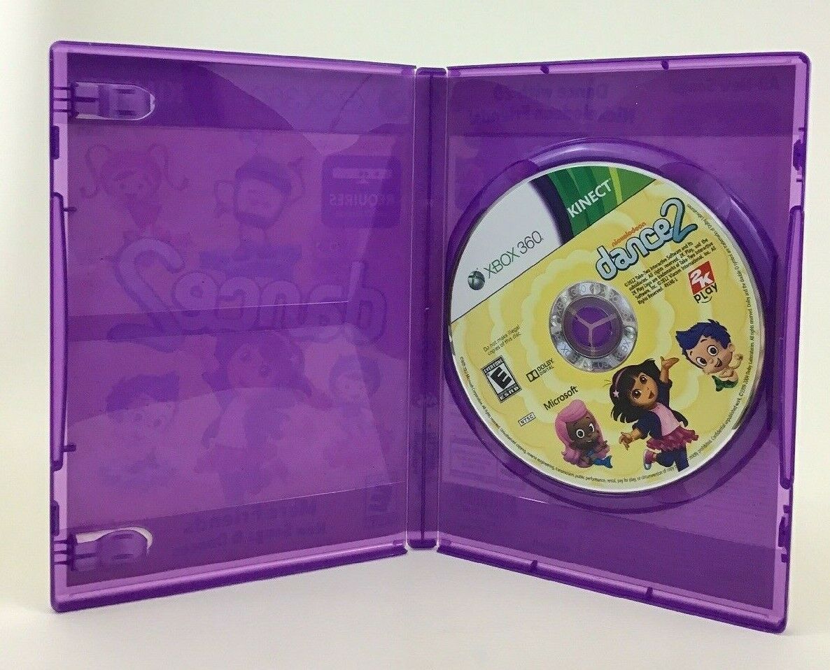Nickelodeon Dance 2 Xbox 360 Kids Kinect Game Dora Nick Jr Family Fun