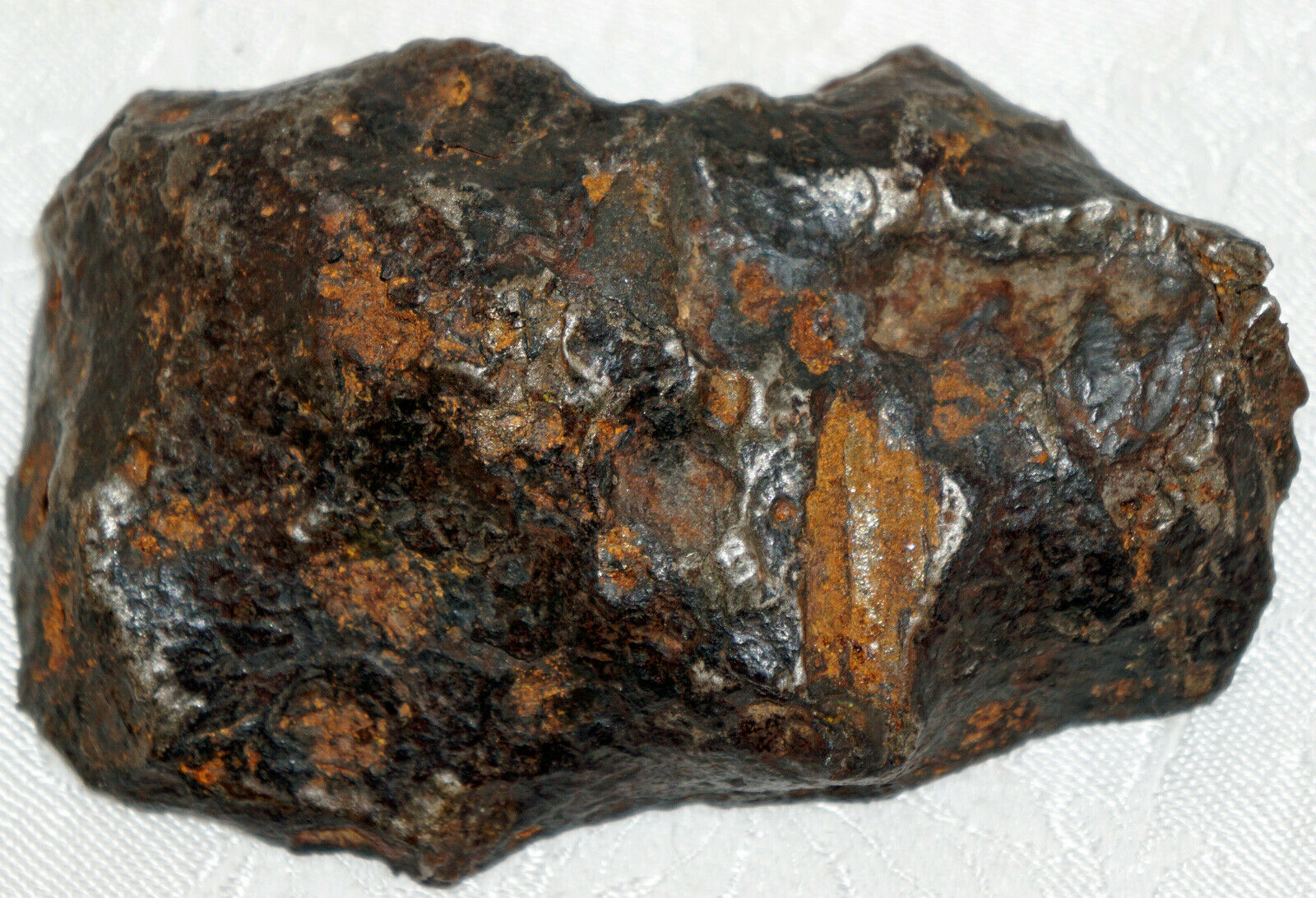 Stunning Iron Nickel Meteorite Sliced on one side 880 Grams Nice ...