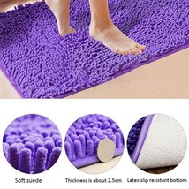 Soft Thick Water Absorbent Non Slip Mat Kitchen  Bathroom Shower Rugs Ca... - $13.80