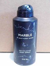 MARBLE Bath Body Works Men&#39;s Collection Body Spray Mist 3.7 Oz NEW Full ... - $12.83