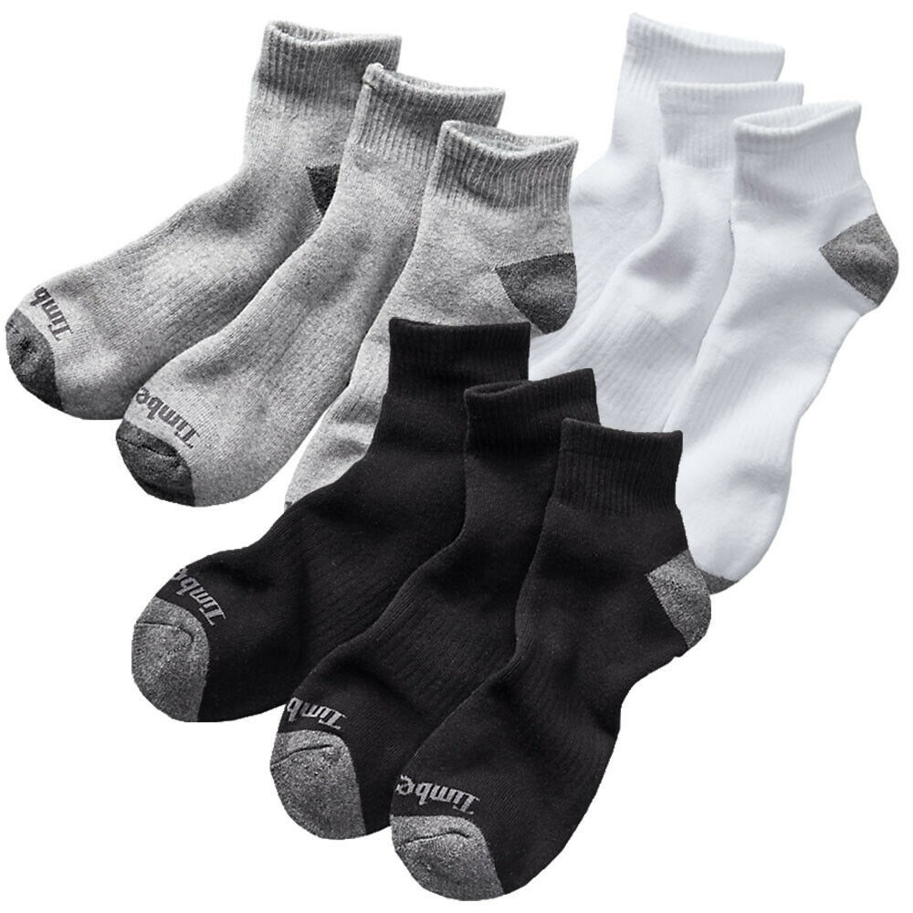 Timberland Men's Essential Multipurpose Quarter Crew Socks (3-Pack) A1EBD - $29.99