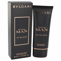 Bvlgari Man In Black After Shave Balm 3.4 Oz For Men  - $71.66