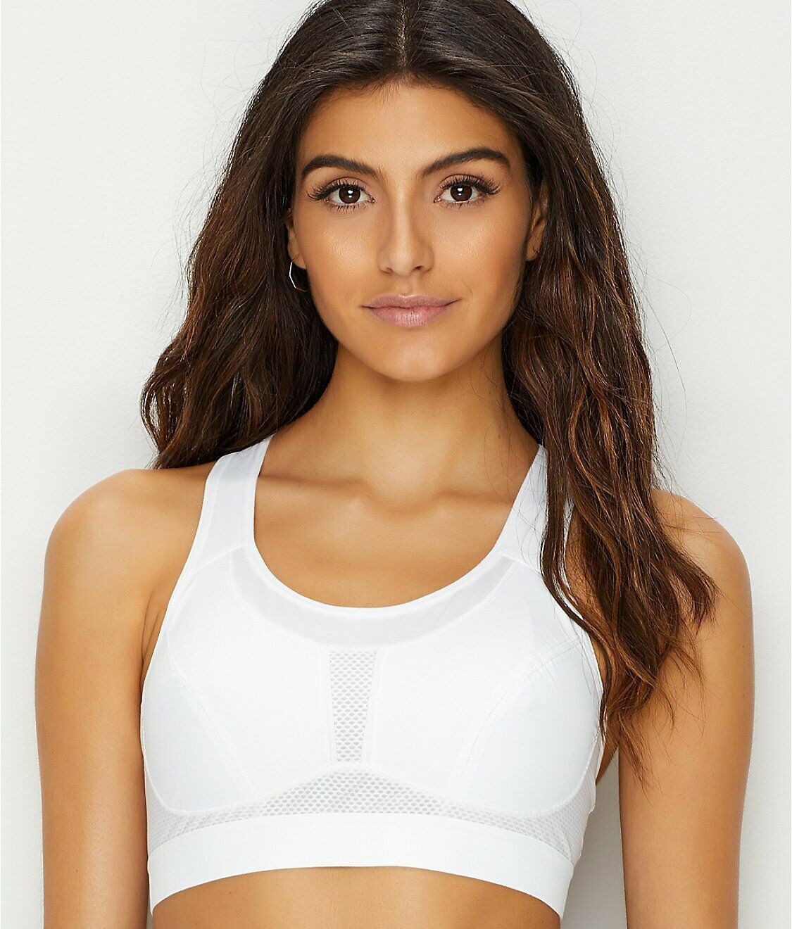 Champion WHITE The Ultra Light High Impact WireFree Sports Bra, US 38C