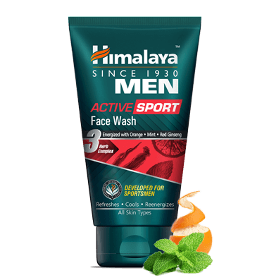 Himalaya Herbal Men Active Sport Facewash - For Reenergized and ...