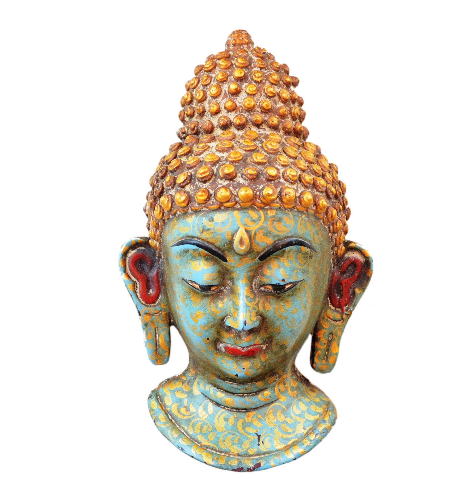 Antique Resin Buddha mask wall mask wall hanging Wall sculpture Buddha