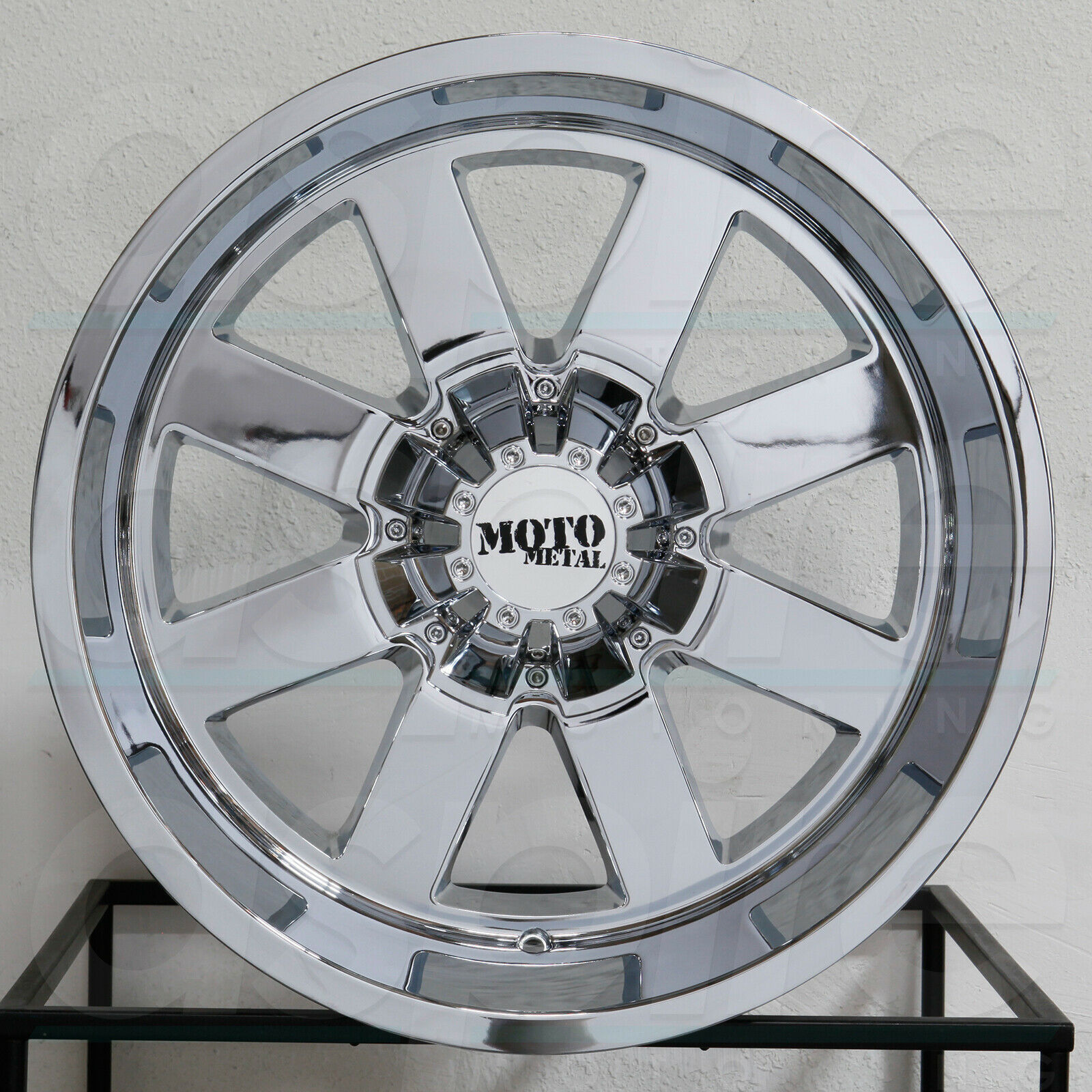 20x12 Moto Metal MO962 8x6.5/8x165.1 -44 Chrome Wheels Rims Set(4) - Wheels