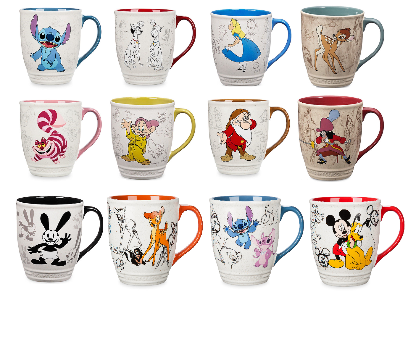 disney animators collection mugs