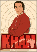 Star Trek The Original Series Khan Art Image Refrigerator Magnet NEW UNUSED - $3.99