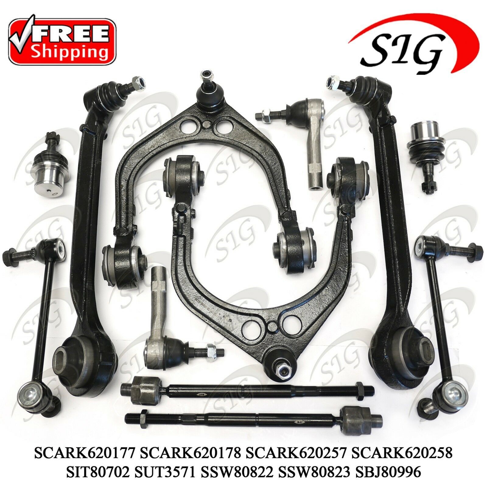 12Pc JPN Front Suspension Kit for Dodge Charger 2006 2007 2008 2009