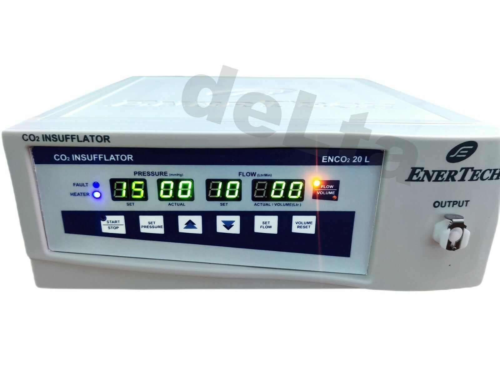 LAPAROSCOPY CO2 INSUFFLATORS 20 litres Endoscopy Feather Touch, Digital