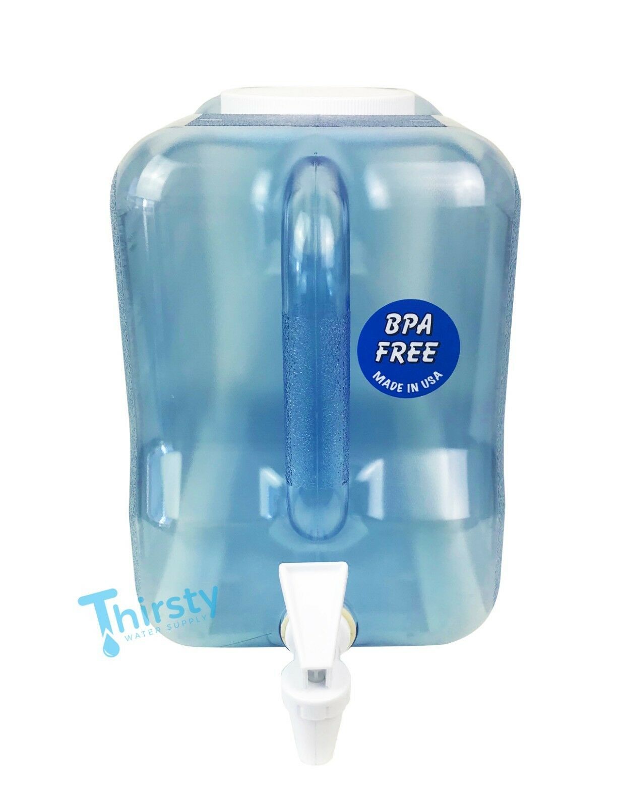 3 Gallon Water Bottle BPA Free Refrigerator Drinking w/ Faucet Spigot