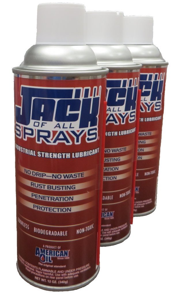 Jack of All Sprays Industrial Strength Lubricant (Pack of 3 12 oz each