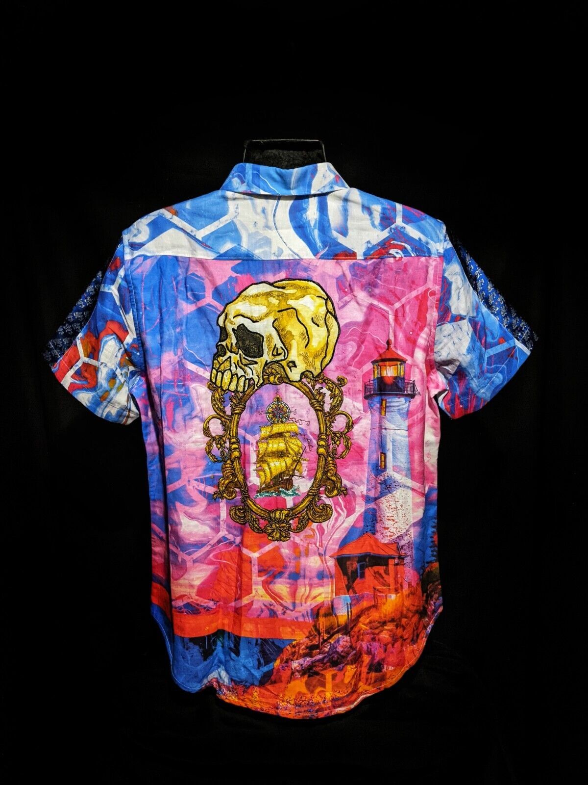 Primary image for Robert Graham Seibels Cove Skull 3XL Limited  Edition  NWT Classic Fit XXXL
