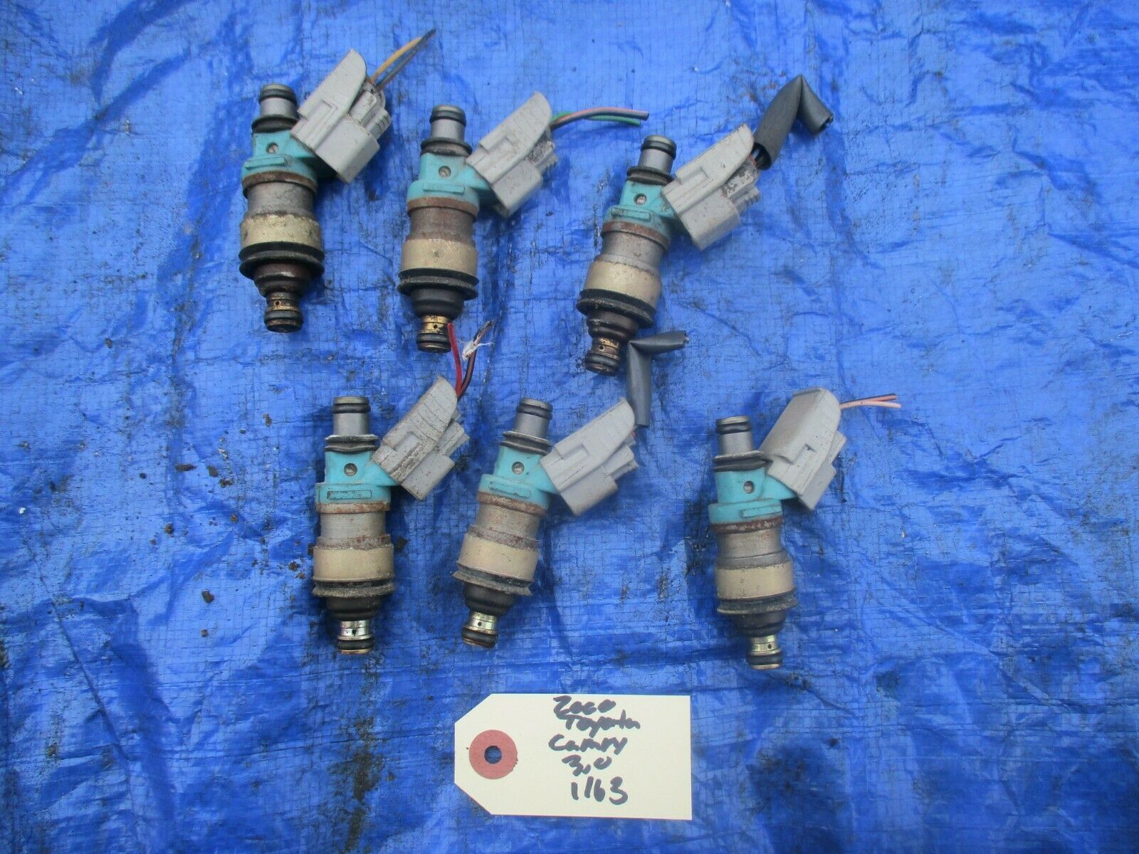 2000 Toyota Camry 3.0 V6 fuel injector assembly set OEM engine motor