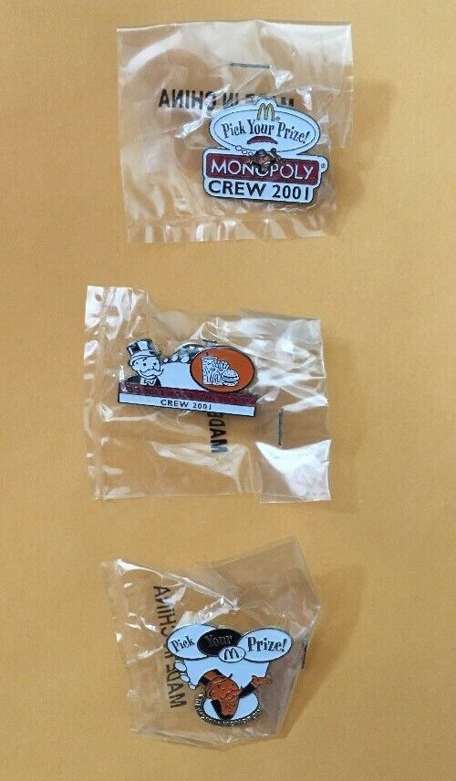 Mcdonald's Tarzan Crew Lapel Pin And Newsletter Mint And Sealed FREE SHIPPING 