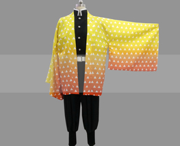 Kimetsu no yaiba zenitsu agatsuma cosplay costume outfit for sale thumb200