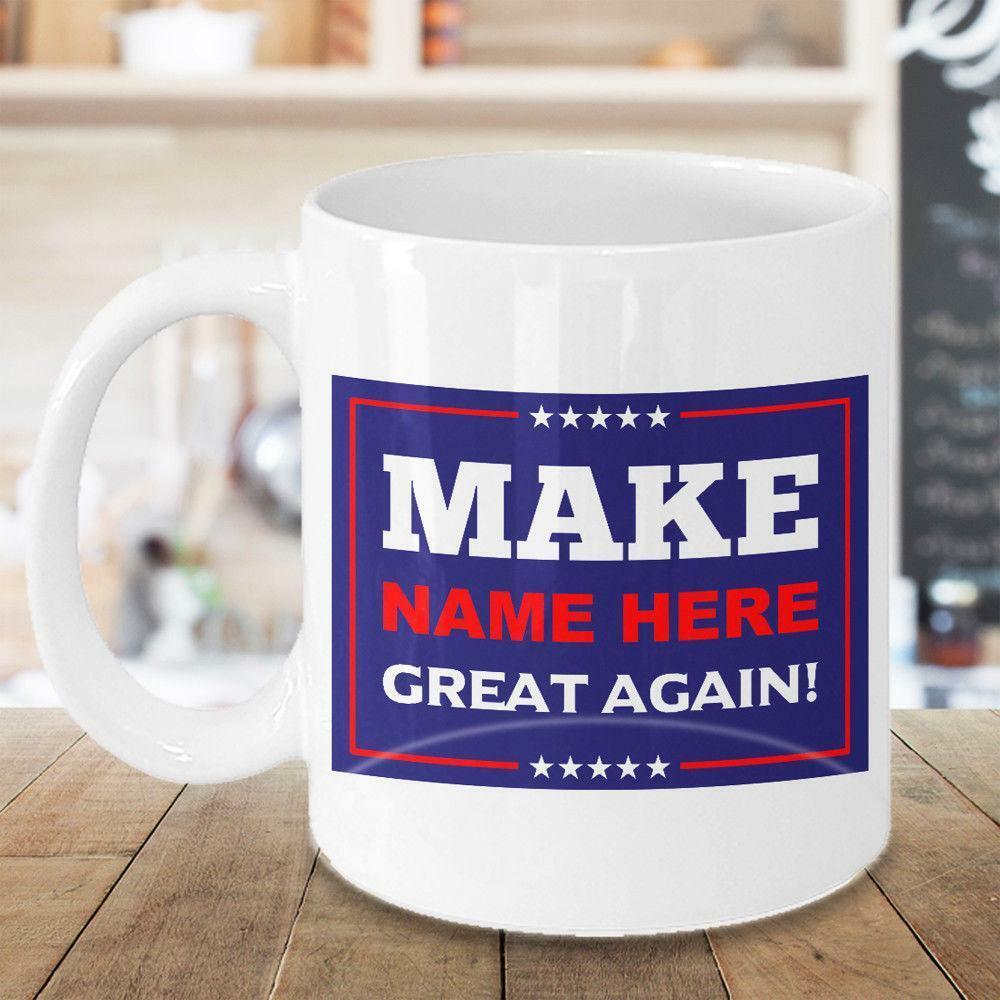 Donald Trump Make America Great Again Personalized Coffee Mug Custom ...