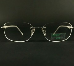 Vintage United Colors of Benetton OCB469 B39 Eyeglasses Frames Silver 53... - $46.74