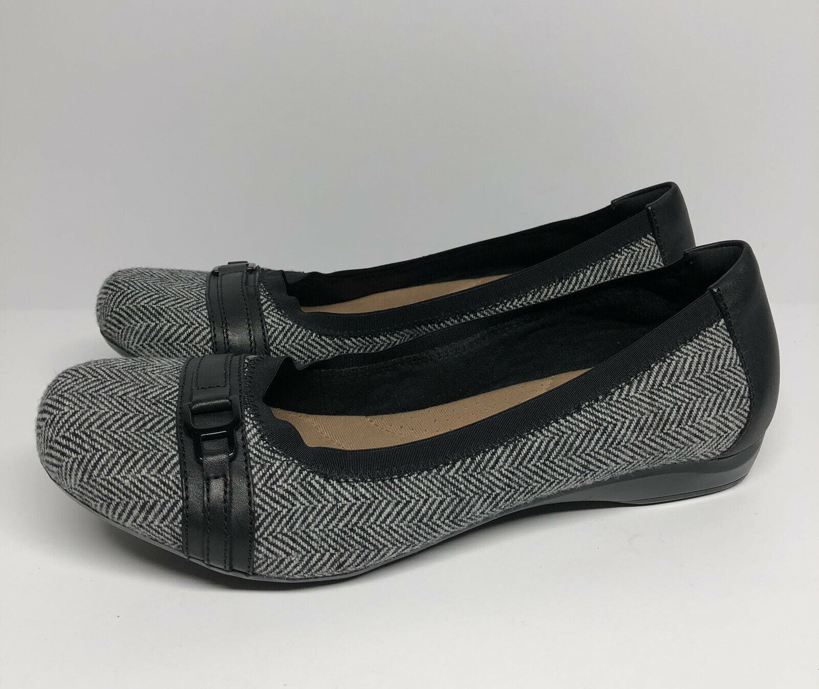clarks collection soft cushion flats