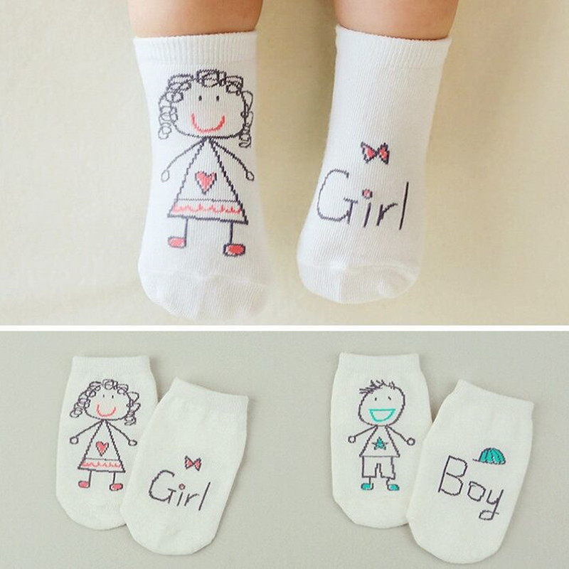 Baby Socks, Spring Cute Toddler Asymmetry Anti-slip