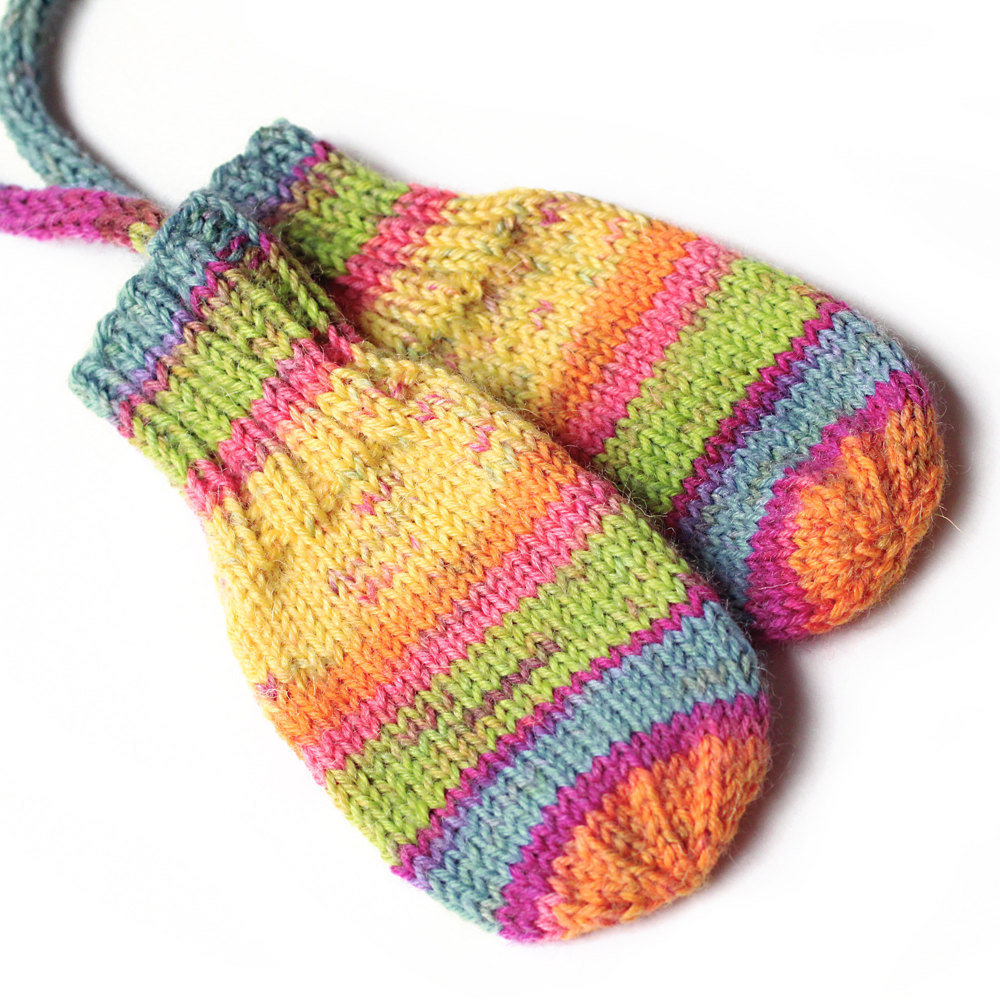 Yellow No Thumb Unisex Baby Mittens, 3 to 6 Months Gloves & Mittens