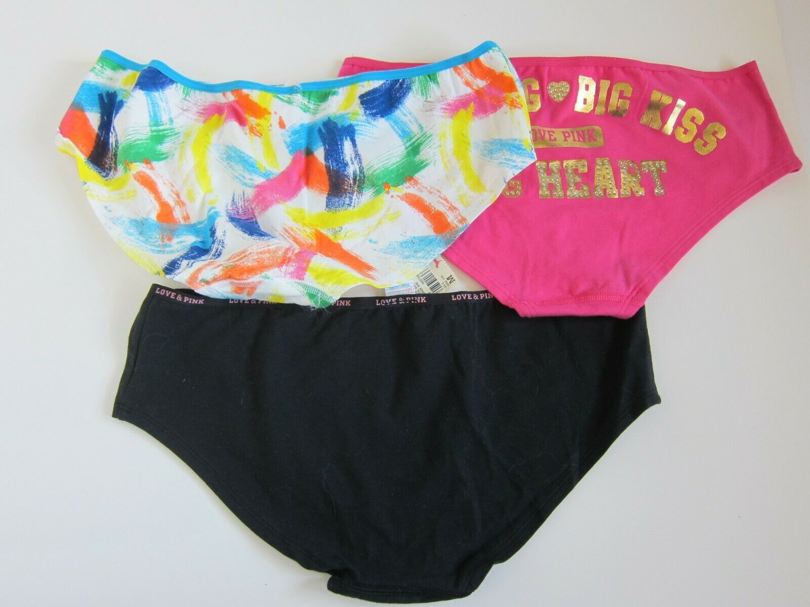 3 Victoria's Secret VTG CLASSIC PINK Extra Low Rise Hipster Panties Lot