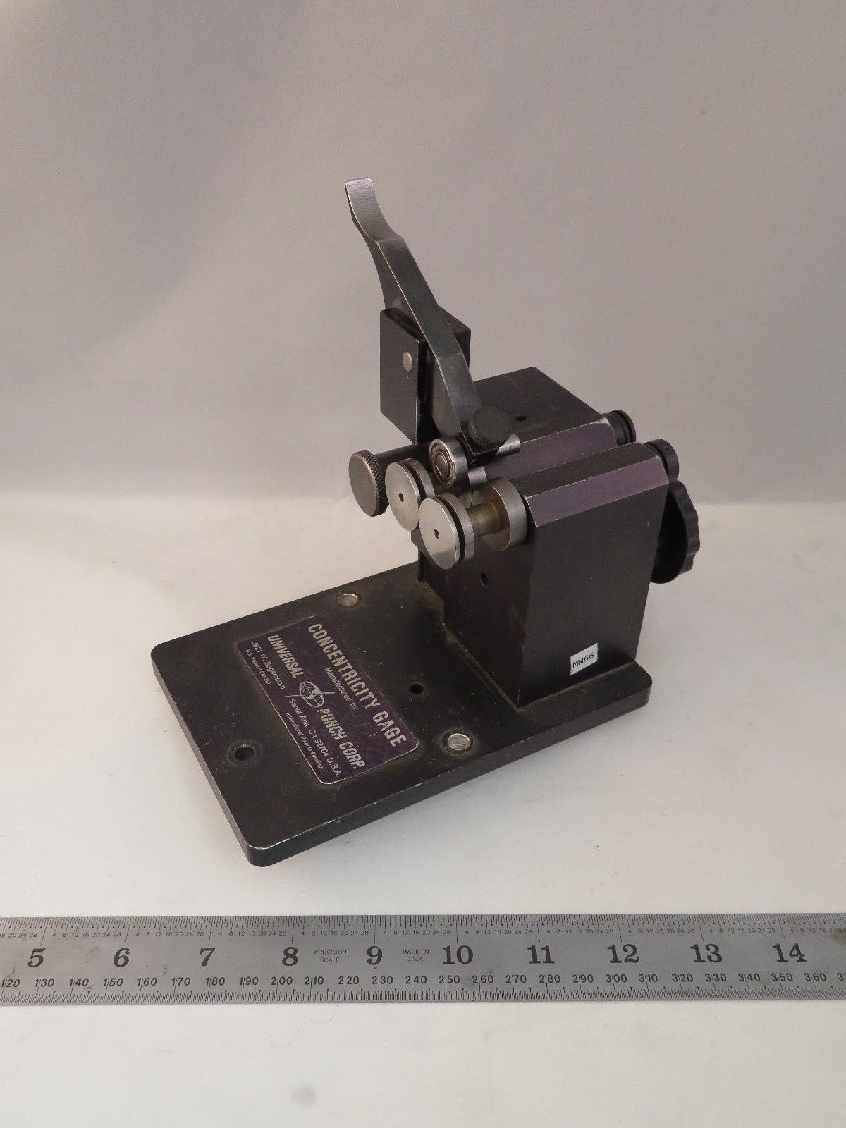 Universal Punch Corp Concentricity Gage 5026JB MW66 Inspection Gauges