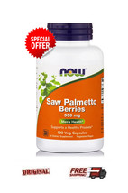Now Foods Saw Palmetto Berries 550mg 100 Veg Caps - $22.51