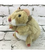 Folkmanis Hamster Plush Hand Puppet Rodent Light Tan Soft Animal Theater... - $19.79