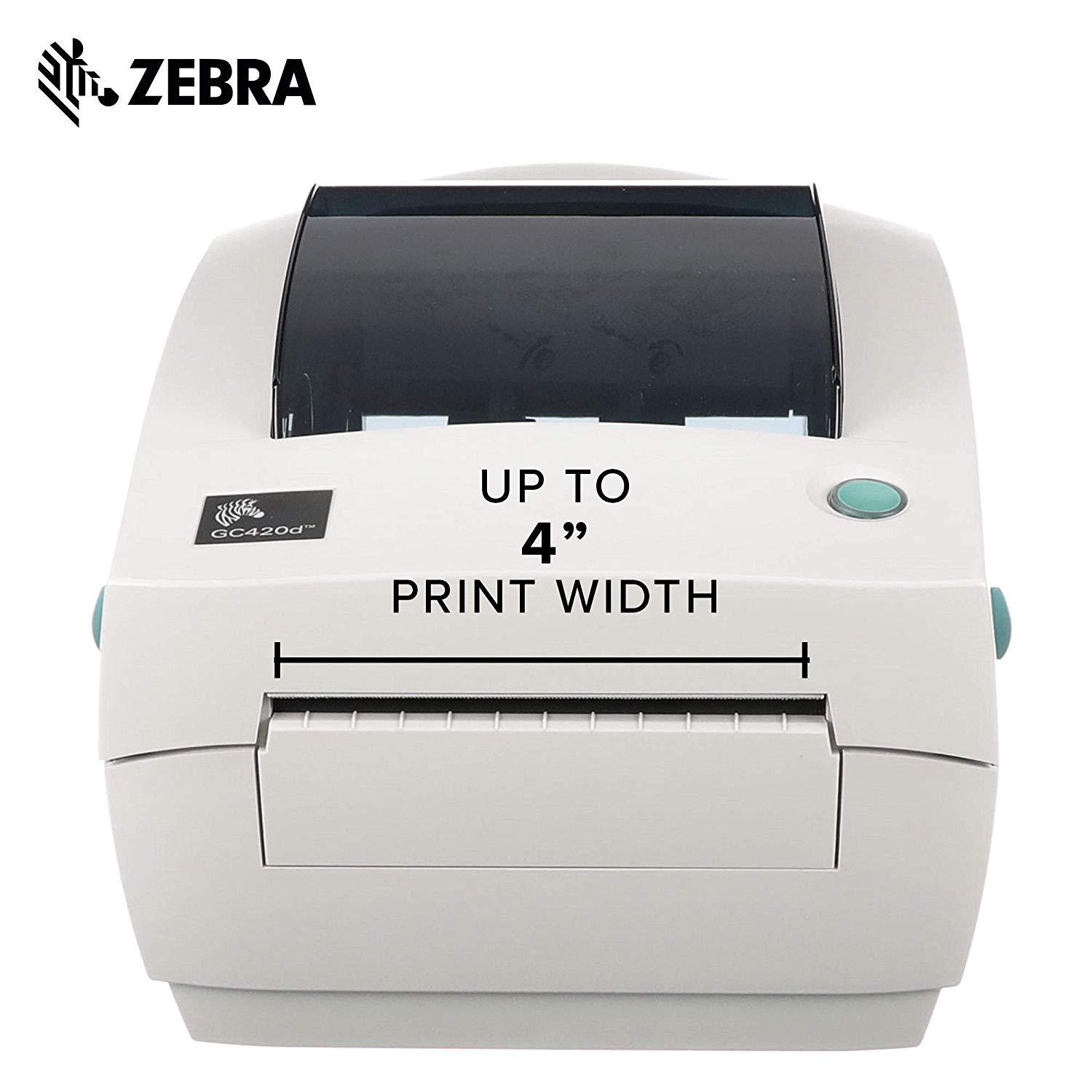 Zebra Gc420d Direct Thermal Desktop Label Printer Gc420 200510 000 Printers 3185