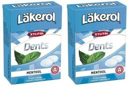 Läkerol (Lakerol)  Dents Menthol Swedish Xylitol Candies 85g * 2 pack 6 oz - $16.83