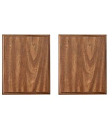 Pack of 2 Walnut Finish Blank Wood Plaque 10-1/2&quot; x 13&quot; Only $15.95 each... - $31.90