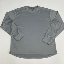 Xtek Shirt Mens XXL Gray Polyester Long Sleeve Casual Workout - T-Shirts
