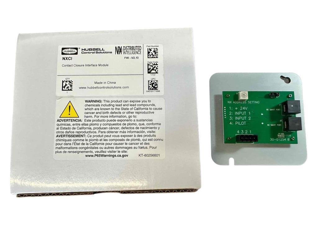 NEW Hubbell NXCI Contact Closure Interface Module NX Distributed