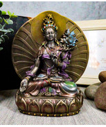 Ebros Gift Arya White Tara Tibetan Buddha Figurine Female Bodhisattva Fi... - $36.99