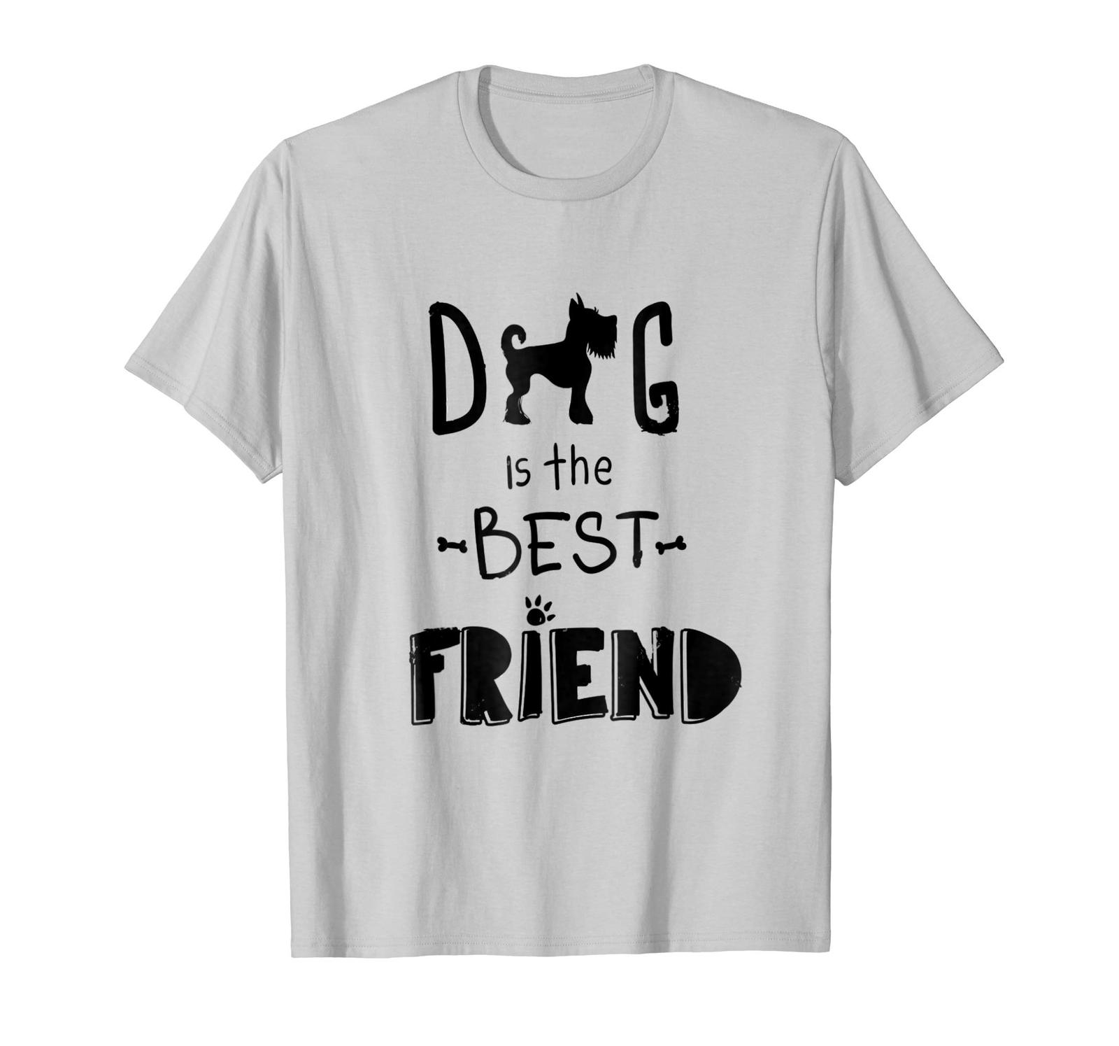 Dog Fashion - Dog Is The Best Friend T-Shirt  The Dogfather Dad Dog Lover Men