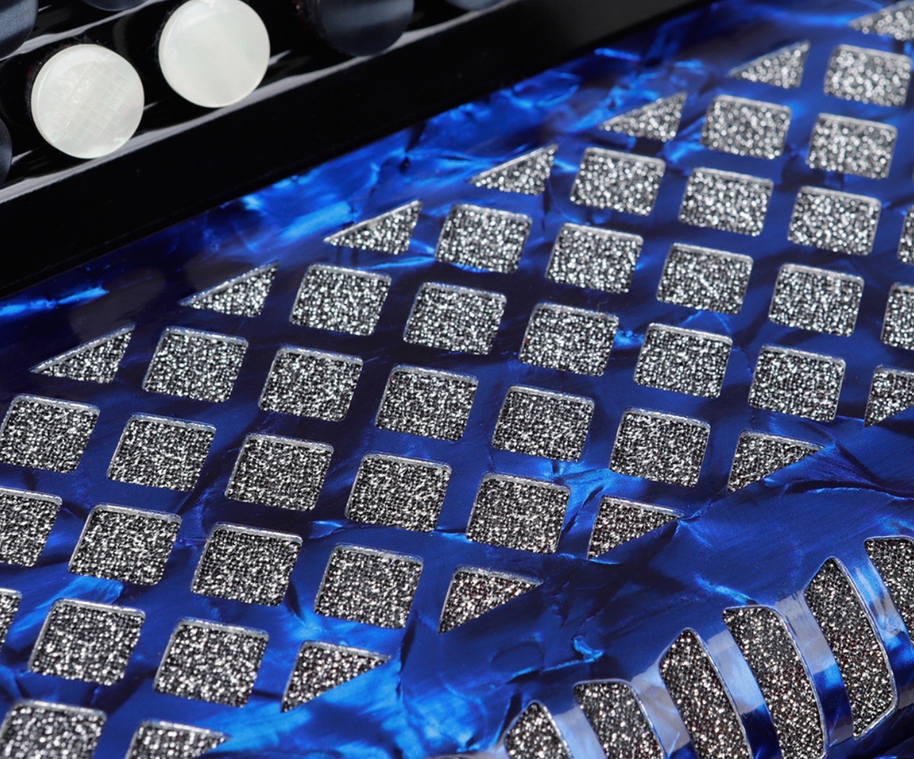 Bayan accordion 22 keys 8 bass Navy blue Professional Button Accordion