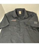 Sweetwater Studios Dickies Short Sleeve Button Down Shirt Size Large Black - $28.23