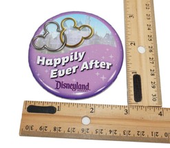 Happily Ever After Rings - Disneyland Resort Park Souvenir Purple 3" Button - $8.90