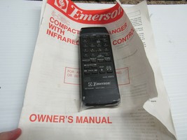 Emerson AD2575 Compact Disc Changer Remote & Manual - $9.89