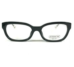 Coach HC6042F Hadley 5002 Black Eyeglasses Frames Clear Rectangular 52-17-140 - $93.49