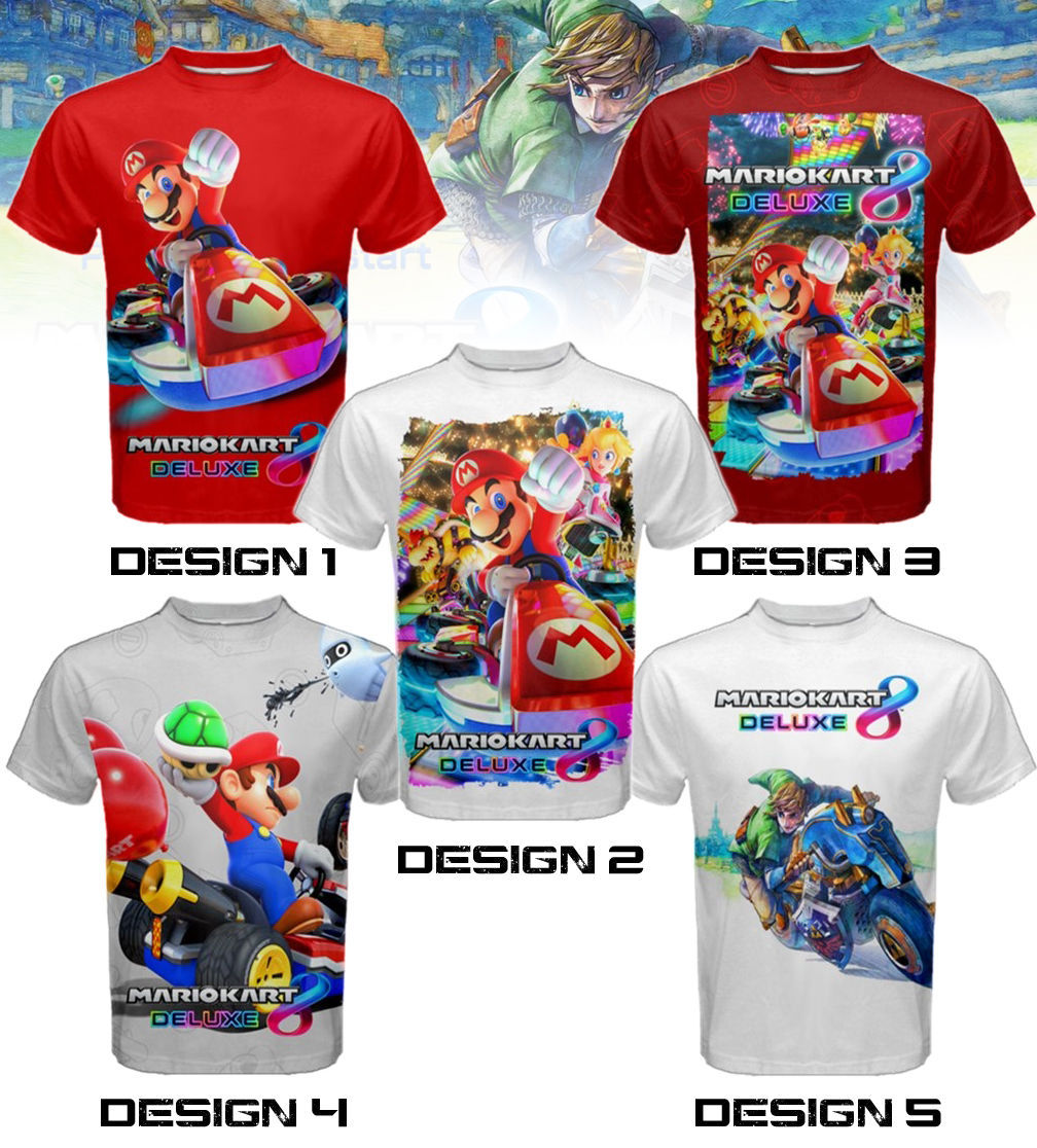 Super Mario Kart 8 (Nintendo game) - Custom T-Shirts / Jersey - T ...