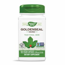 Nature&#39;s Way Premium Herbal Goldenseal Herb 800 mg per serving 100 Capsules - $25.99