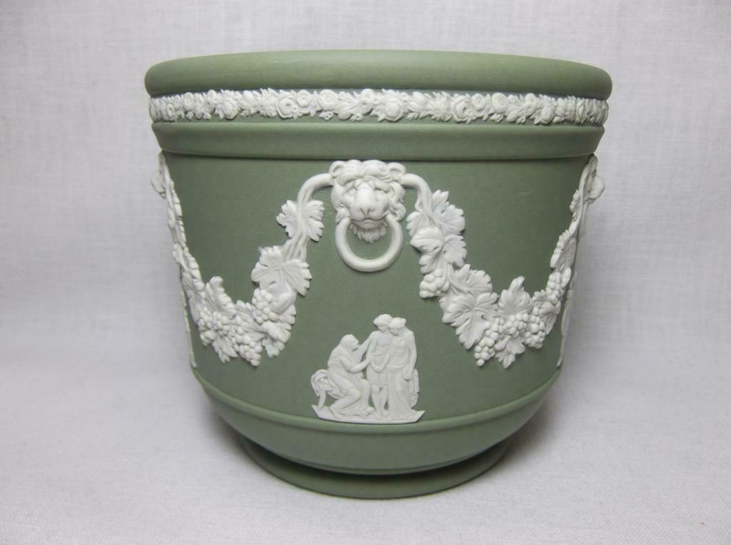 heritage sage green planters