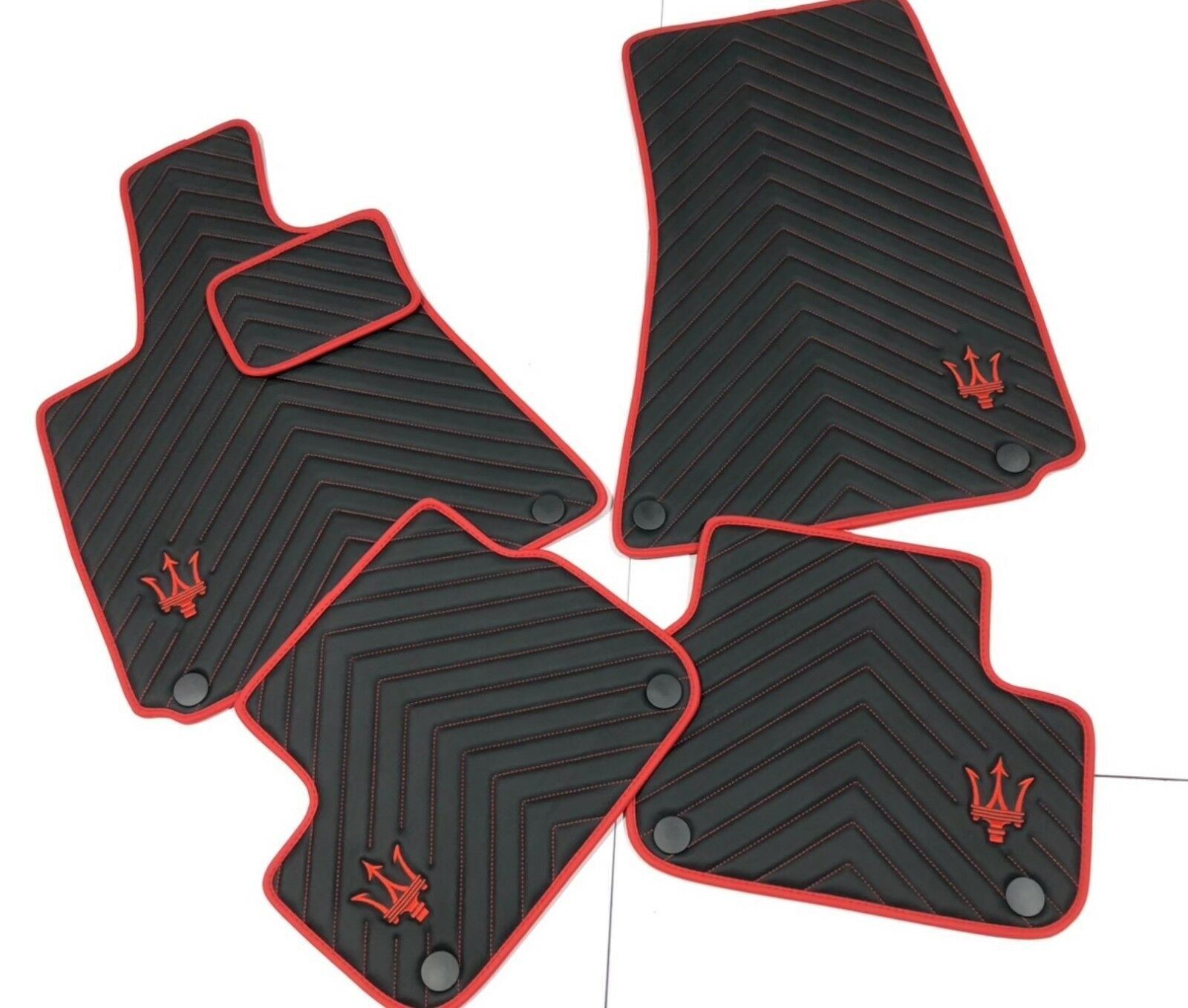 Maserati Quattroporte 4pcs Eco Leather Floor Mats Floor Mats & Carpets