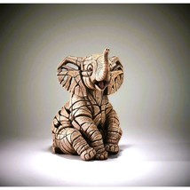 Edge Elephant Calf Sculpture Stunning Display Piece 10" High Baby African Wild image 2