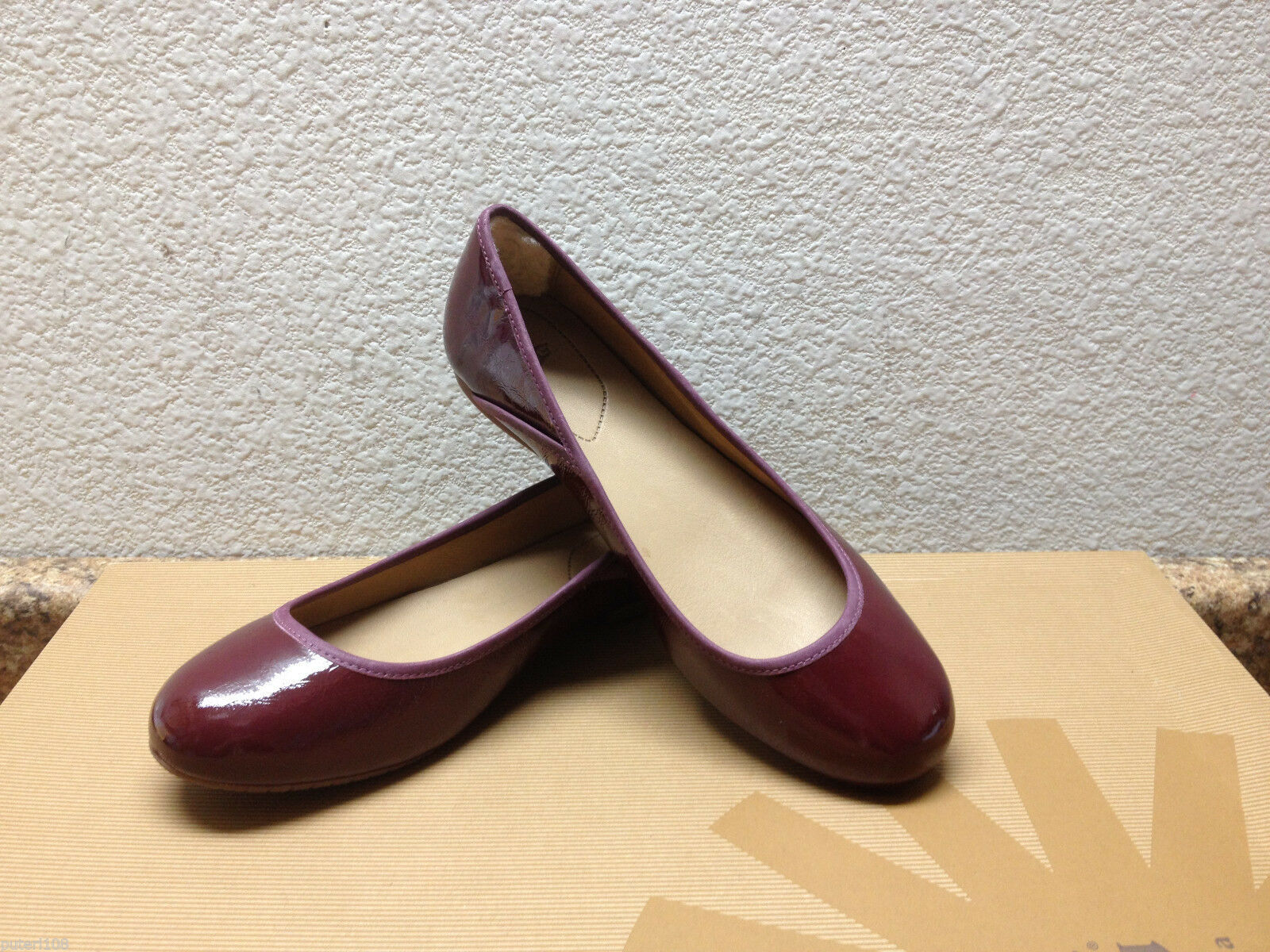 ugg patent leather flats