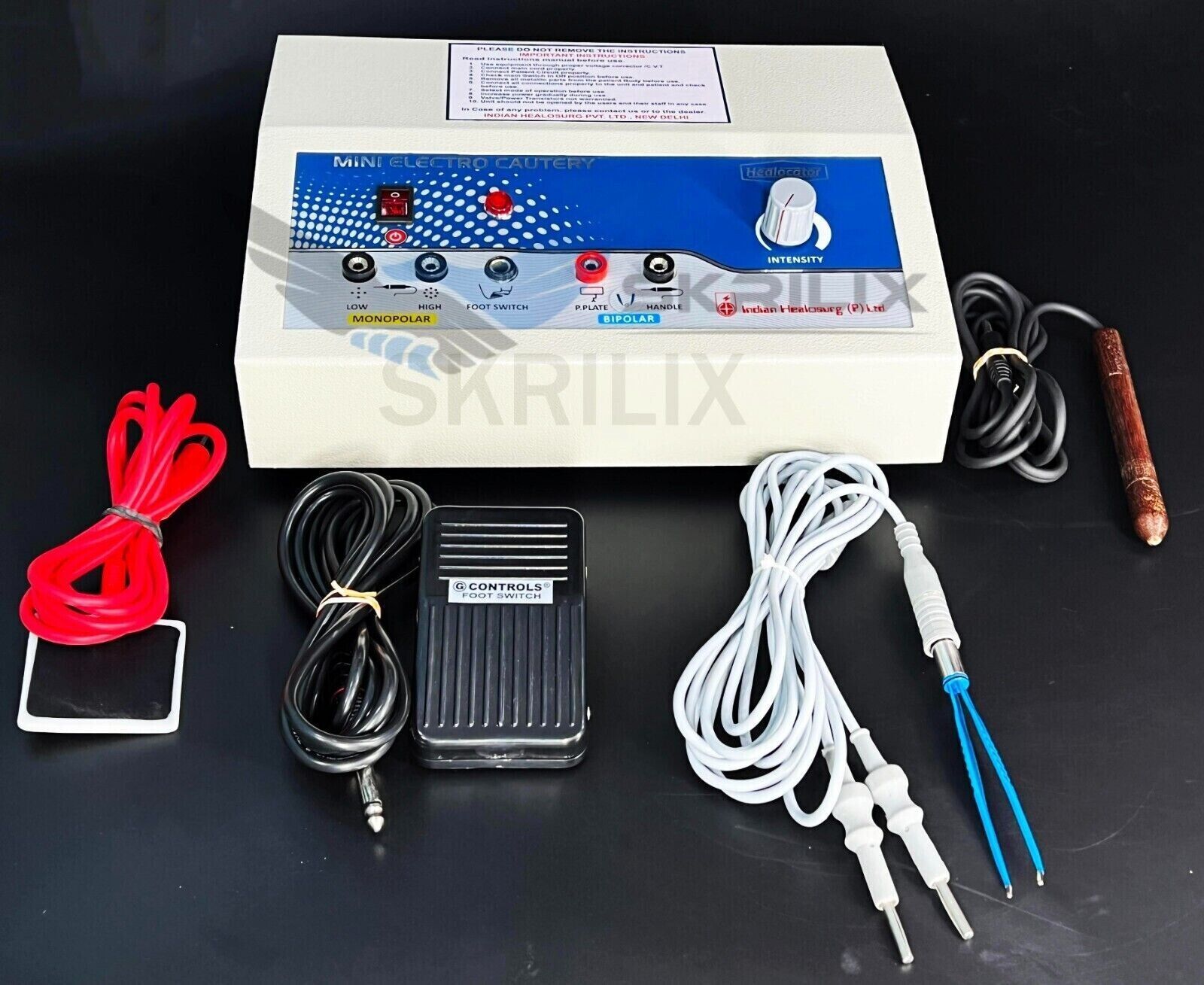New Mini Electrosurgical Cautery Unit Electrosurgical Monopolar Bipolar