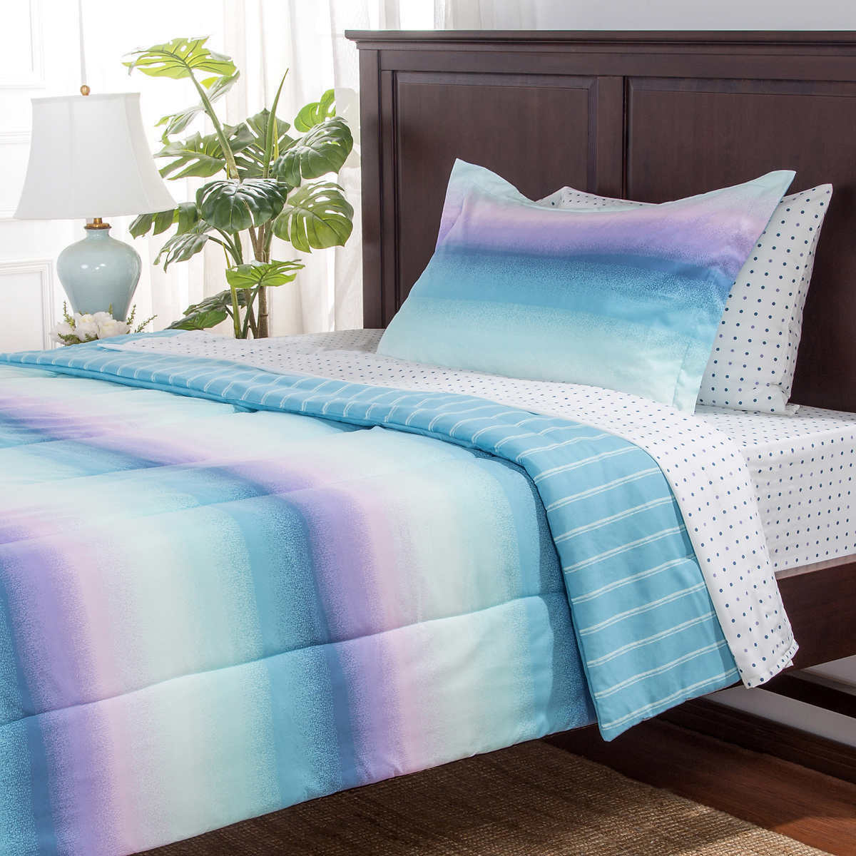 Berkshire Life Studio Style, Twin XL 8piece Microfiber Comforter Set, Artistic Comforters & Sets